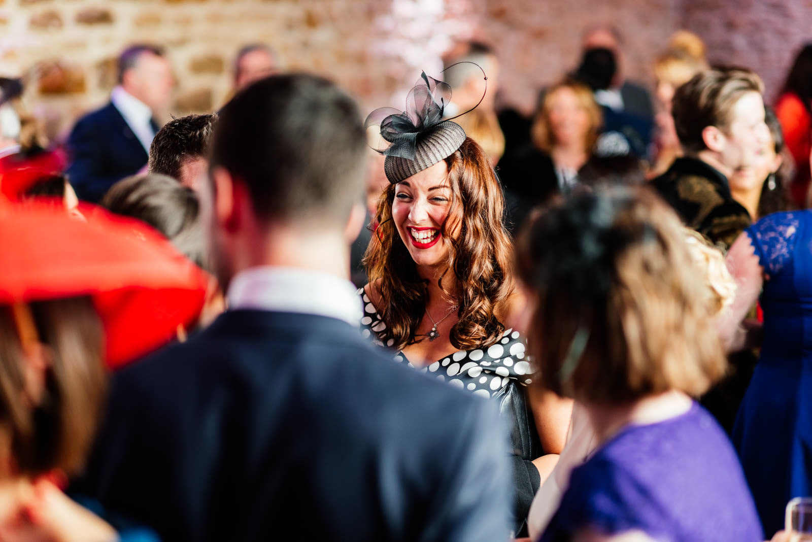 Smiling happy guests at Dodford Manor