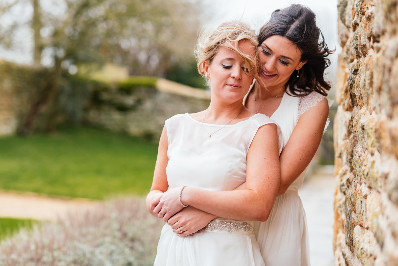 Windswept brides same sex wedding