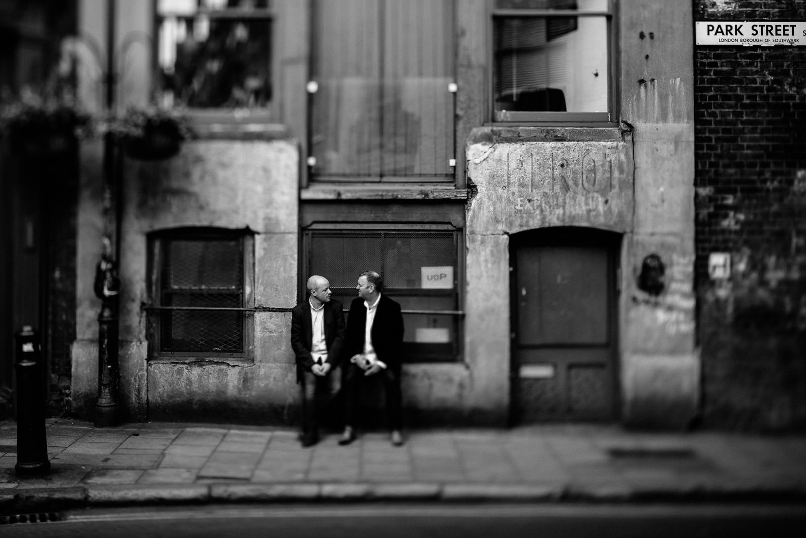 London same sex photo shoot