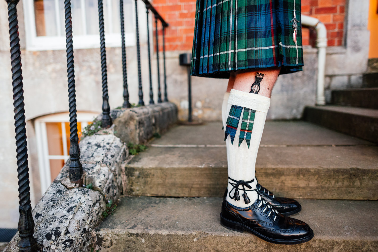 scottish tartan and details