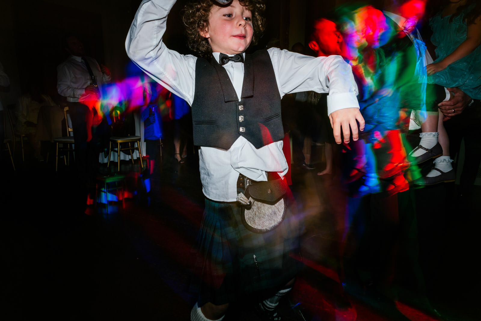 groomsman dancing