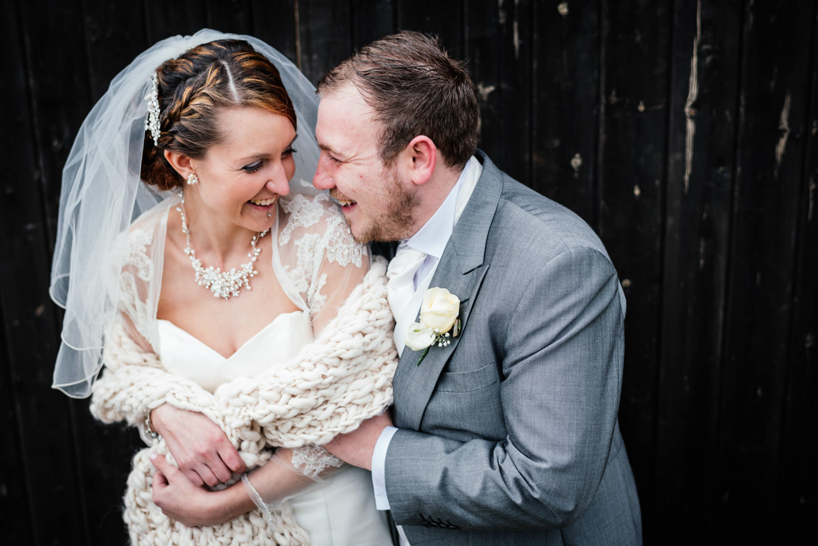 bride and groom portrait