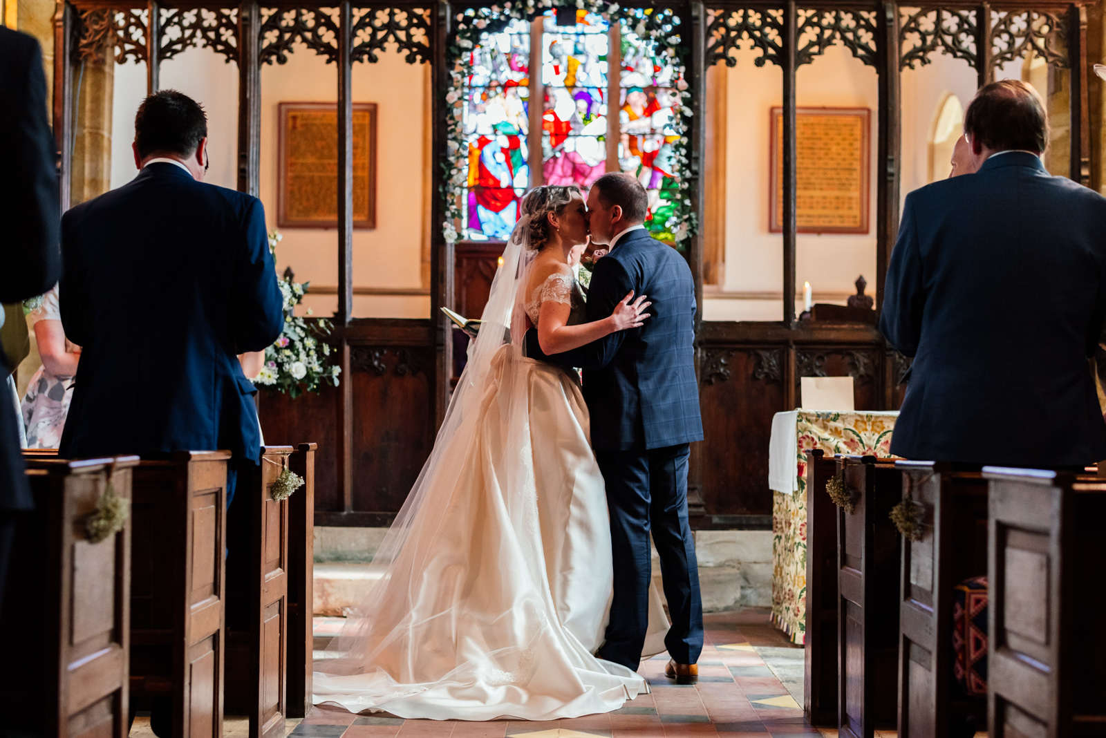 the first kiss during marriage ceremony in dodford church