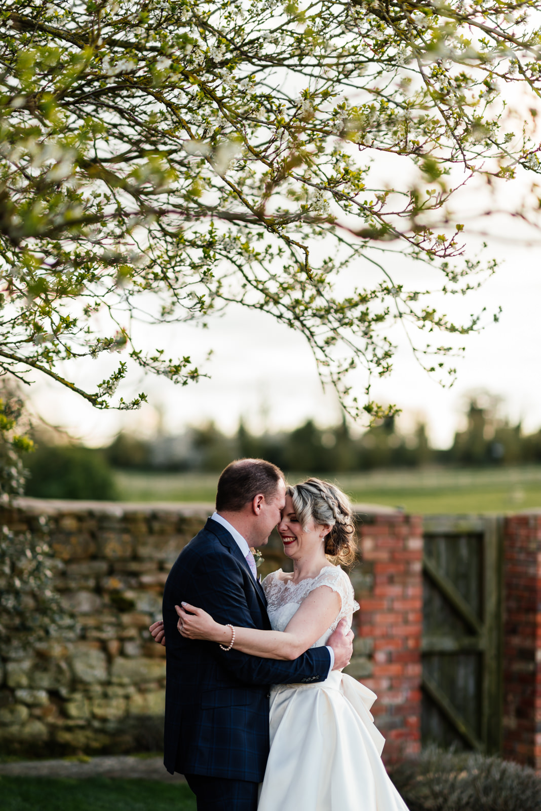 bride and groom portrait