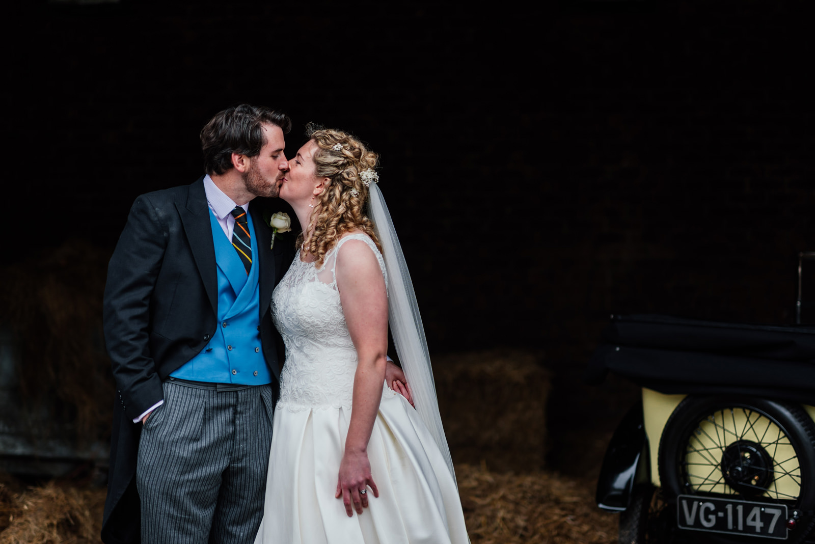 Bride and groom portrait