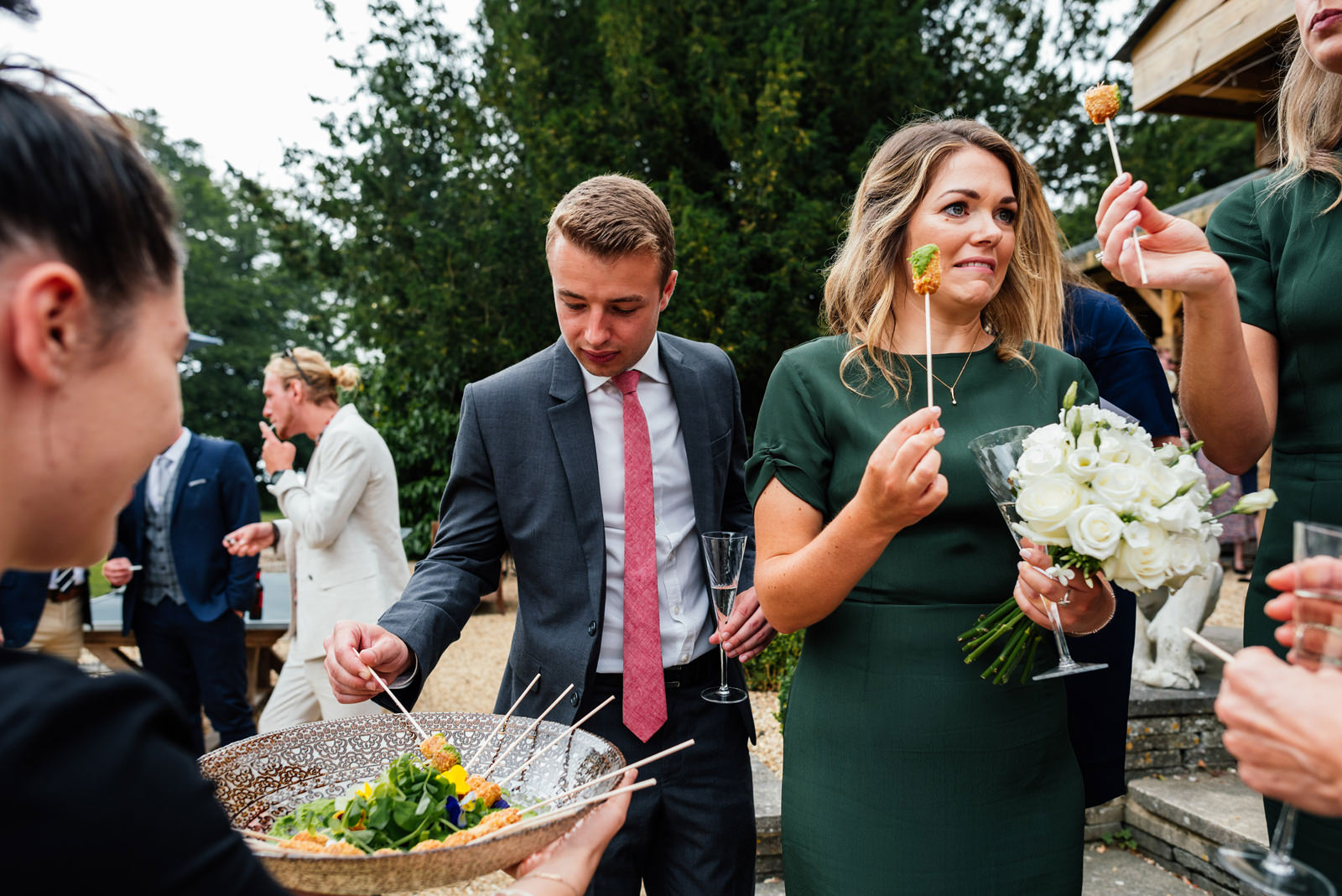 Not sure about the canapés 