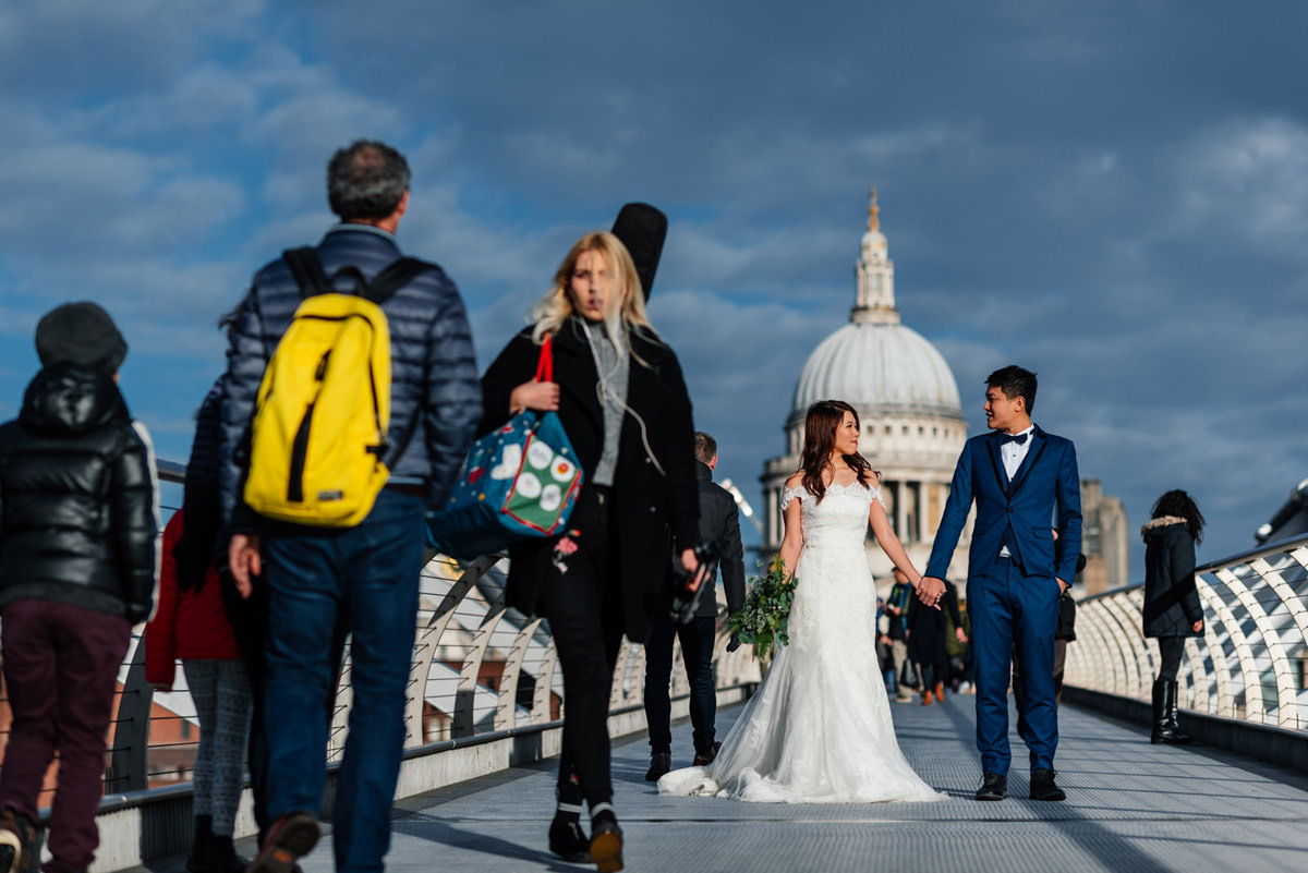 Millenium Bridge Pre-Wedding Shoot