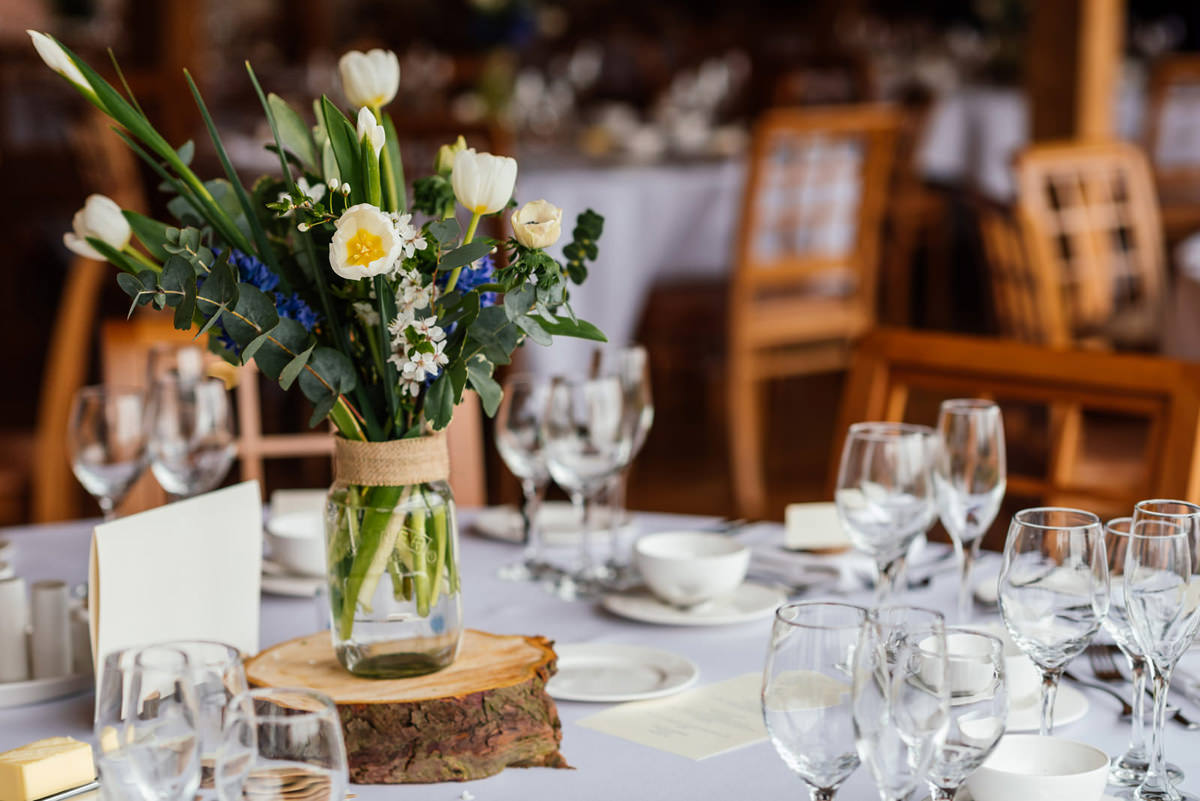 Rustic wedding details