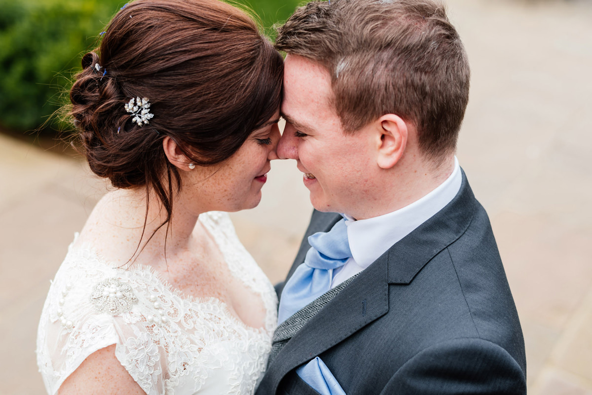 Dodford Manor bride and groom portrait