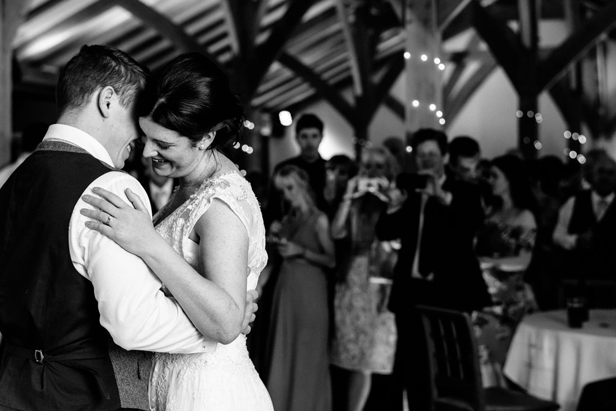 close up of the first dance
