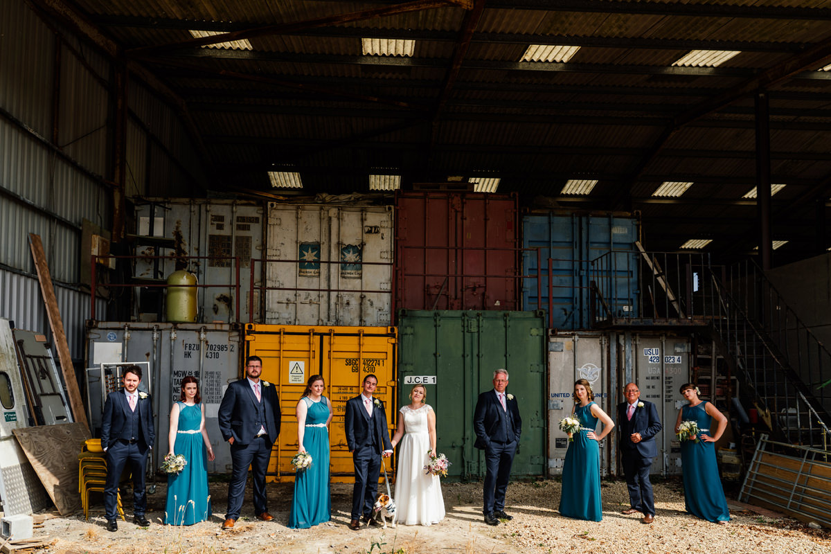 Crockwell Farm bridal party grounds photo