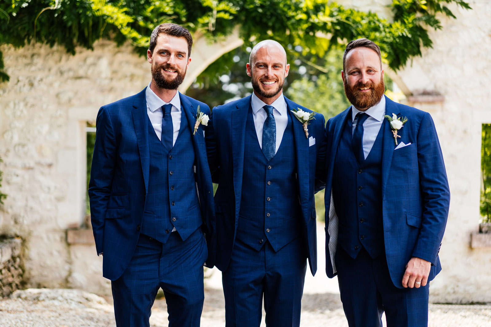 groom and his two best men