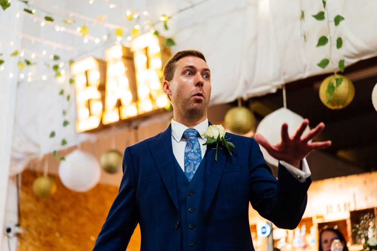 groom gives his speech