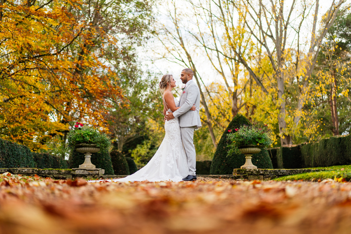 Autumn wedding at Rushton Hall