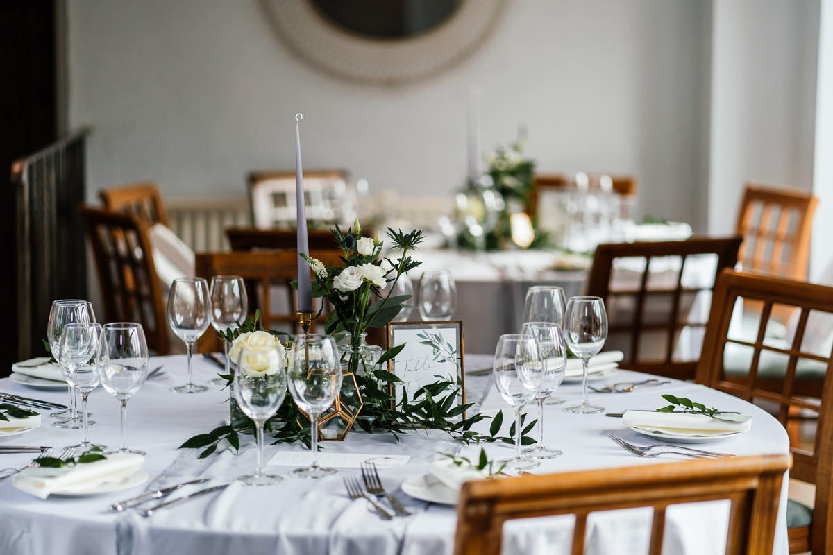 Dodmoor House table settings