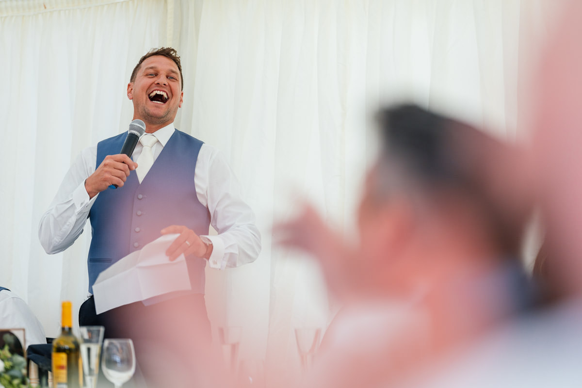 groom gives his speech