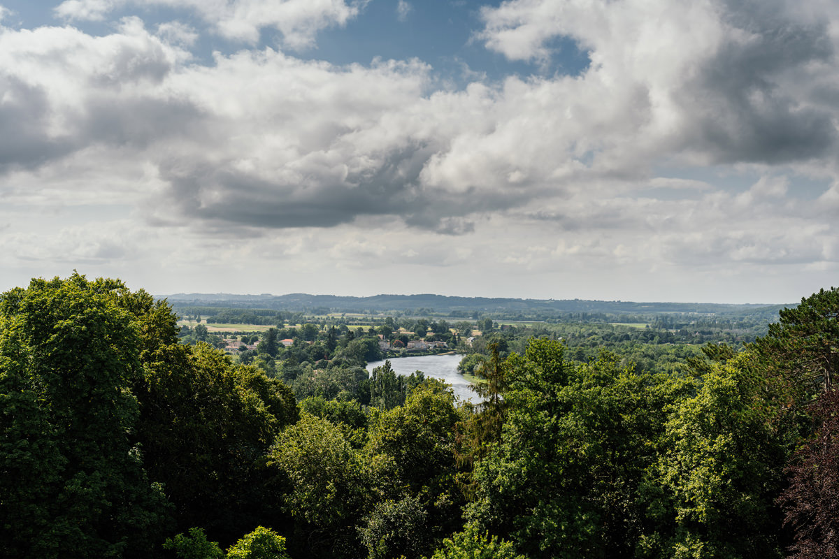 A view of the Dordogne river from Chateau Soulac
